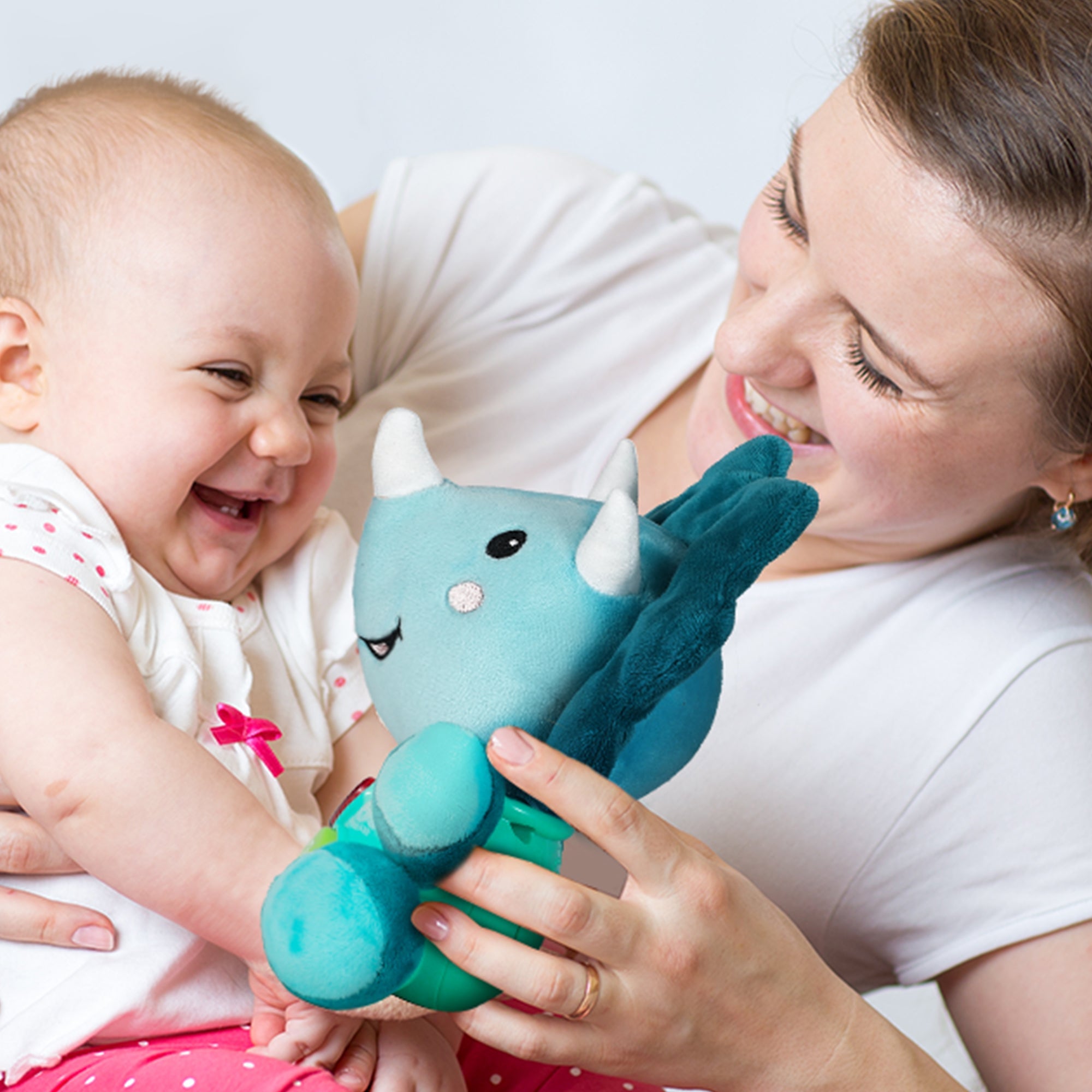 Fidtoy Peluche dinosaure musicale pour bébés