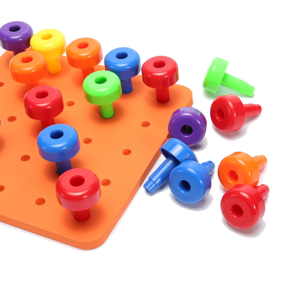 Tablero de clavijas Montessori