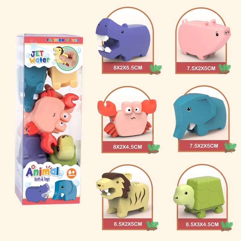 Bath Buddies™ – Animales de ducha salvajes – Pistola de agua para el baño