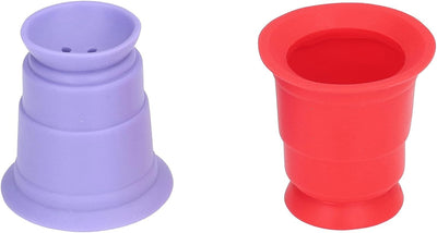 Fidtoy Colorful Soft Rubber Stacking Cups 6-Piece Baby Bath Toy for Early Learning