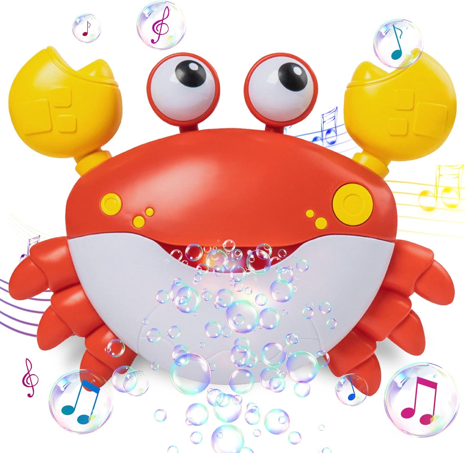 Cangrejo Musical de Burbujas para el Baño