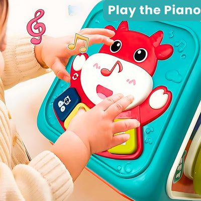 Fidtoy Cubo de Actividades Multifuncional para Niños Pequeños 18M+