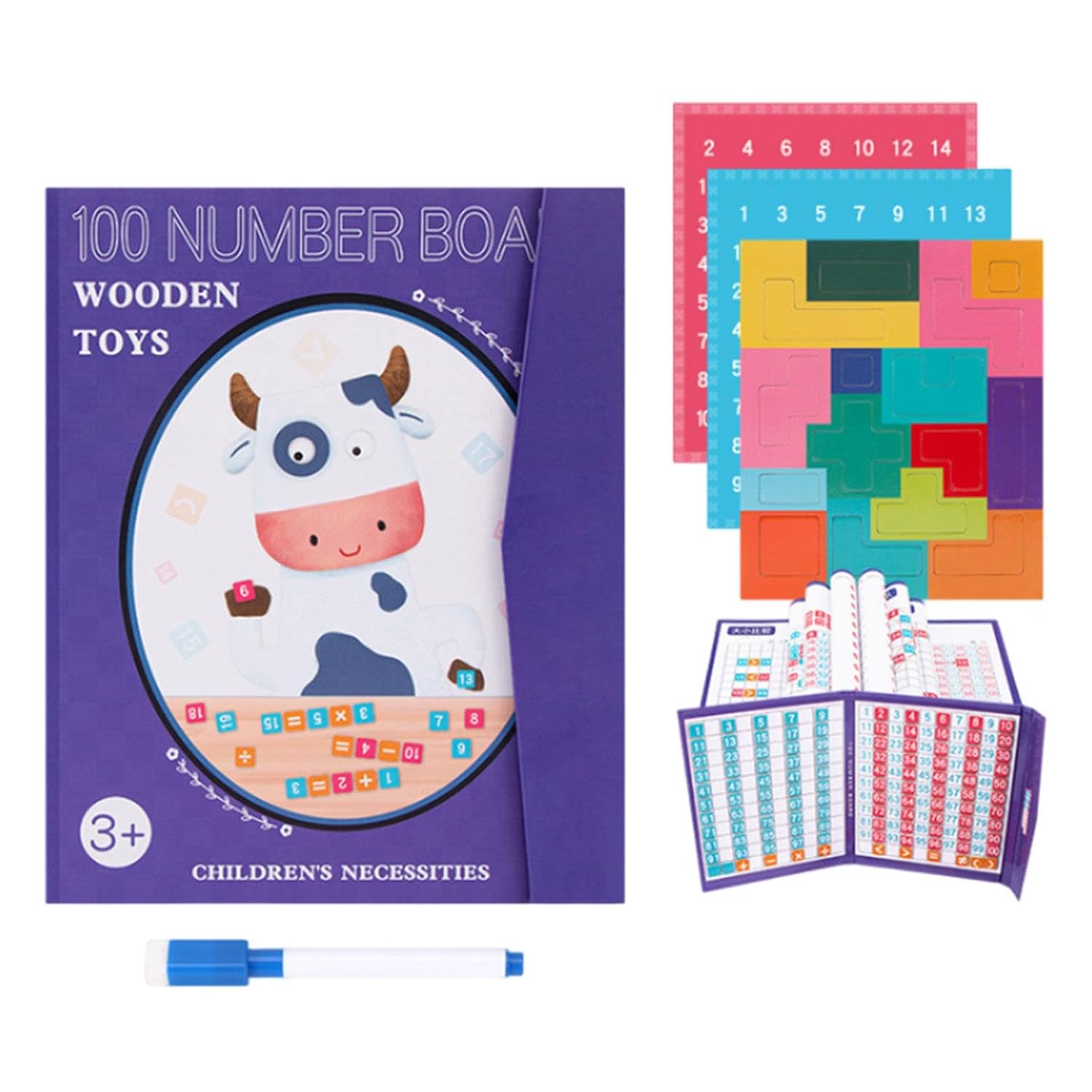 ATORSE Juguetes educativos para niños pequeños, juguete de práctica de control de bolígrafo para niños de 3+ años, estilo P de regalo