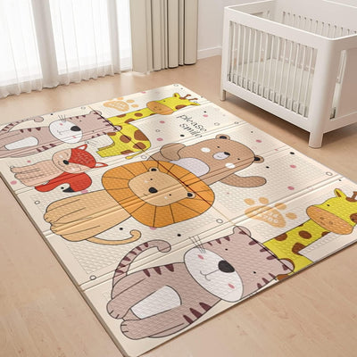 Alfombra de Juego Plegable para Bebés y Niños