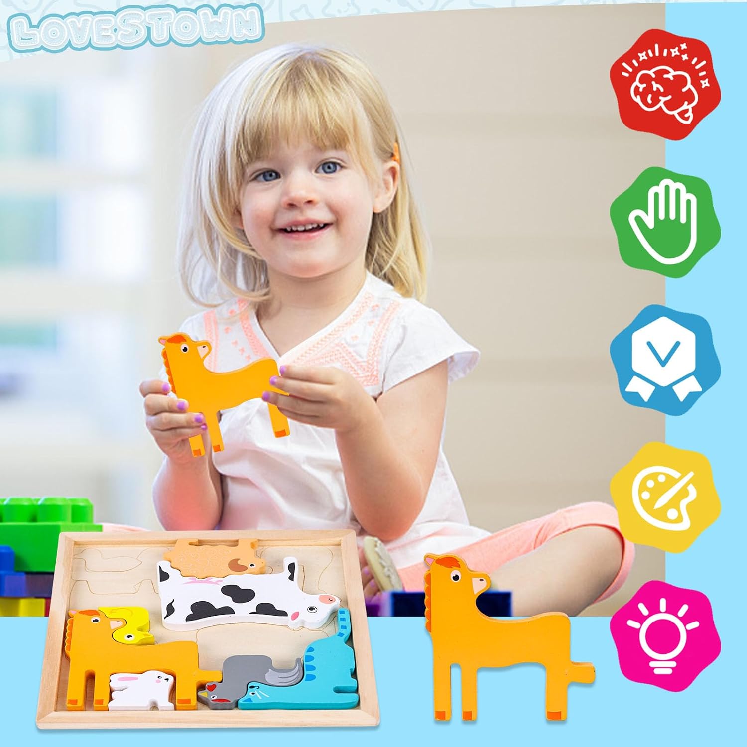 Puzle de ensamblaje 3D diseño aleatorio - 215