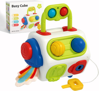 Fidtoy 10-in-1 Activity Cube Montessori Sensory Toy