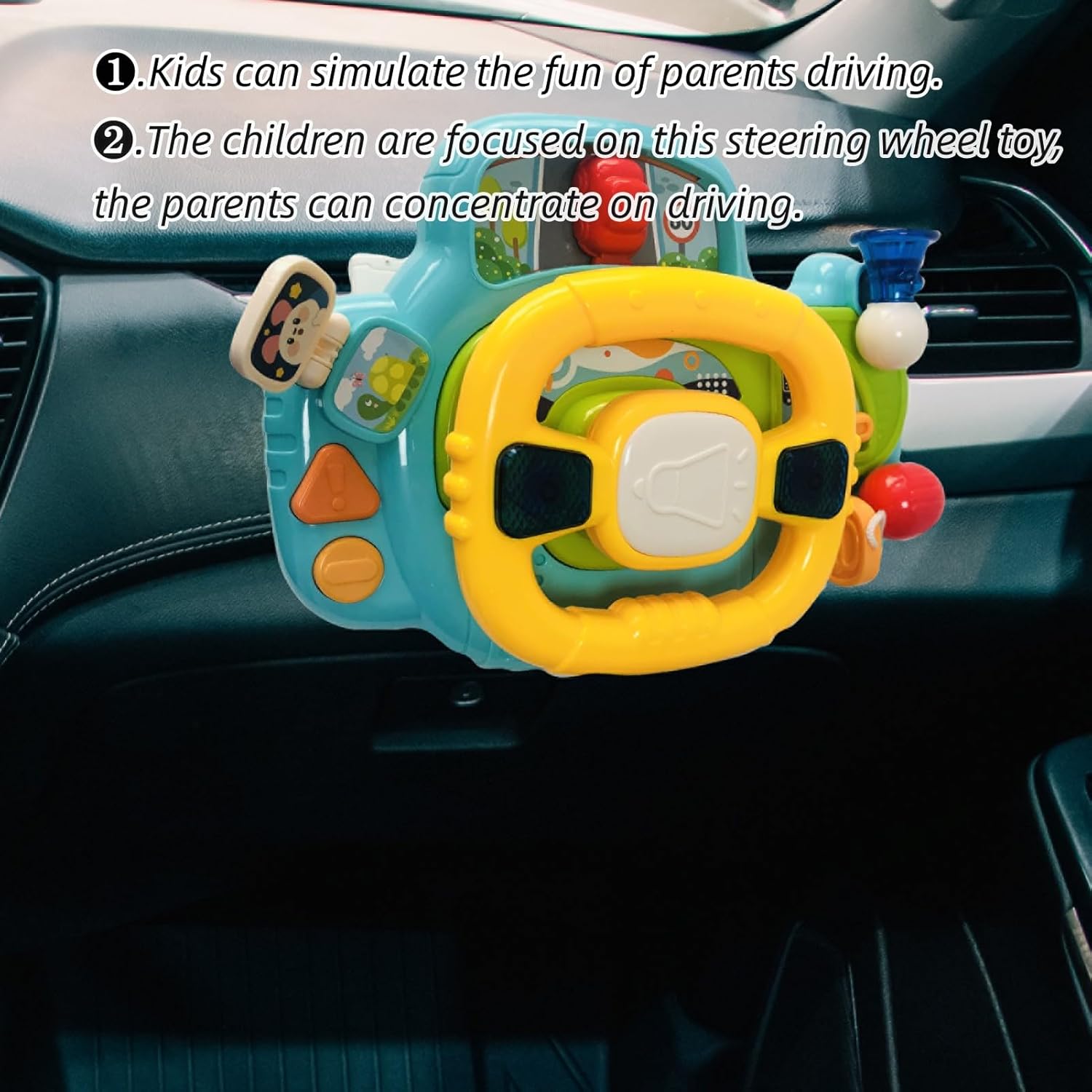 Jouet volant Fidtoy pour bébé avec lumières et sons – Jouet de conduite musical interactif pour tout-petits