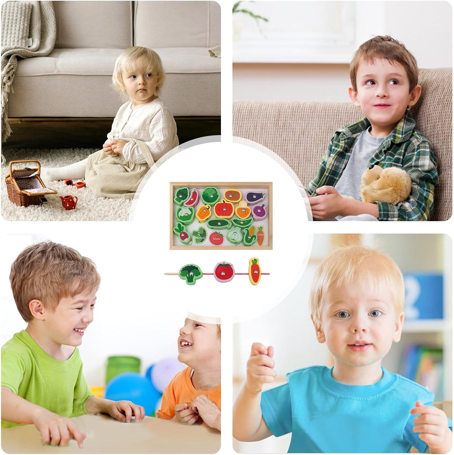 PHASZ Magnetic Rod Game, 2-in-1 Toddler Fishing Game, Safe and Harmless, Fishing Set Christmas Easter Birthday Gift for Boys and Girls