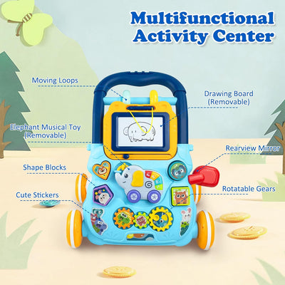 Fidtoy Talking Multi-Activity Baby Walker – Educational & Interactive Toddler Walker