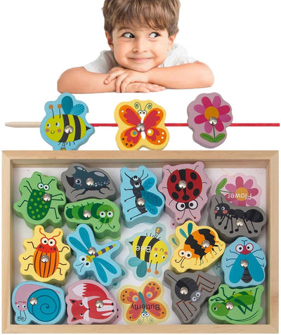 Educational Fishing Toys - Safe and Harmless 2-in-1 Magnetic Fishing Games - Fishing Game for Toddlers, Magnetic Fishing Toys, Gift for Kids