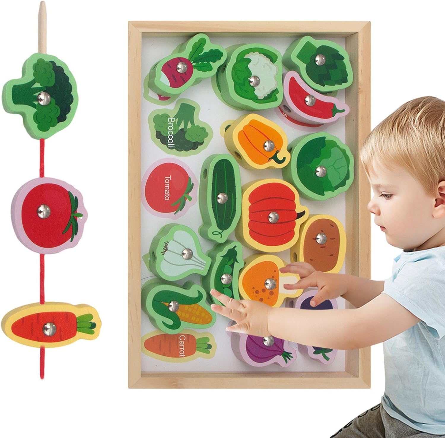 PHASZ Magnetic Rod Game, 2-in-1 Toddler Fishing Game, Safe and Harmless, Fishing Set Christmas Easter Birthday Gift for Boys and Girls