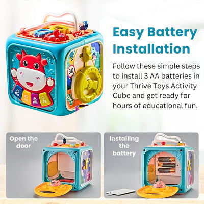 Fidtoy Cubo de Actividades Multifuncional para Niños Pequeños 18M+