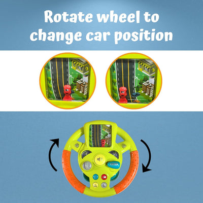 Fidtoy Little Driver Electric Steering Wheel Toy for Kids