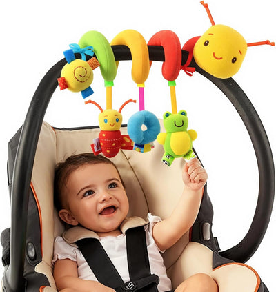 Juguete sensorial Fidtoy BusyBugg para cochecito y cuna para bebés de 0 a 6 meses