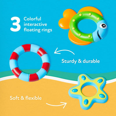 Fidtoy Octopus Bath Toy Set for Toddlers