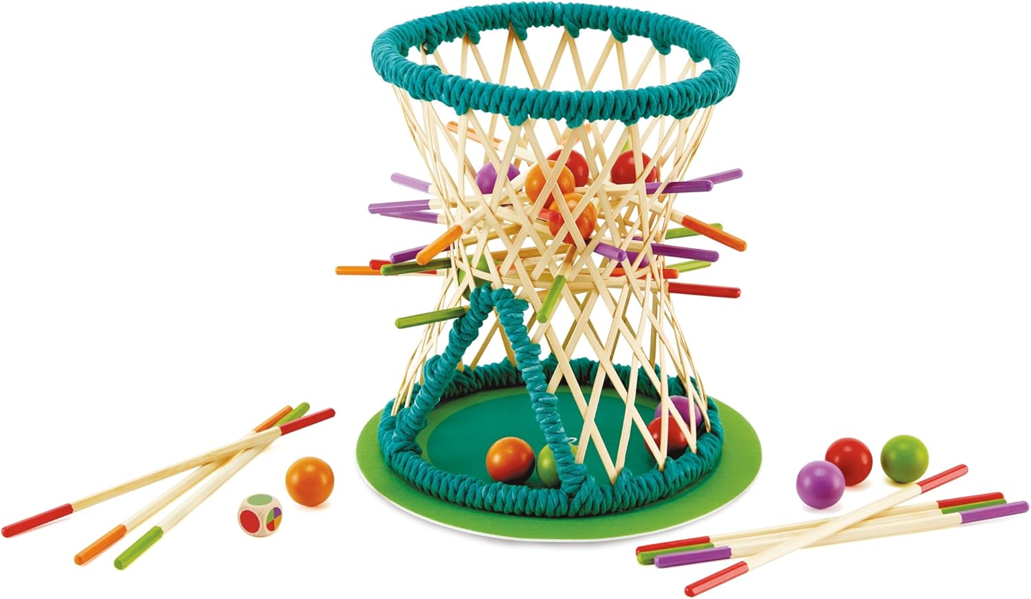 Jeu de stratégie Fidtoy en bambou « Tumbling Ball » pour enfants