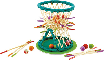 Jeu de stratégie Fidtoy en bambou « Tumbling Ball » pour enfants