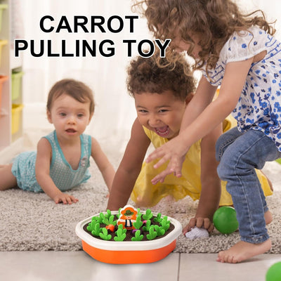 Juego de memoria de tirar zanahorias Fidtoy Radish Farm para niños