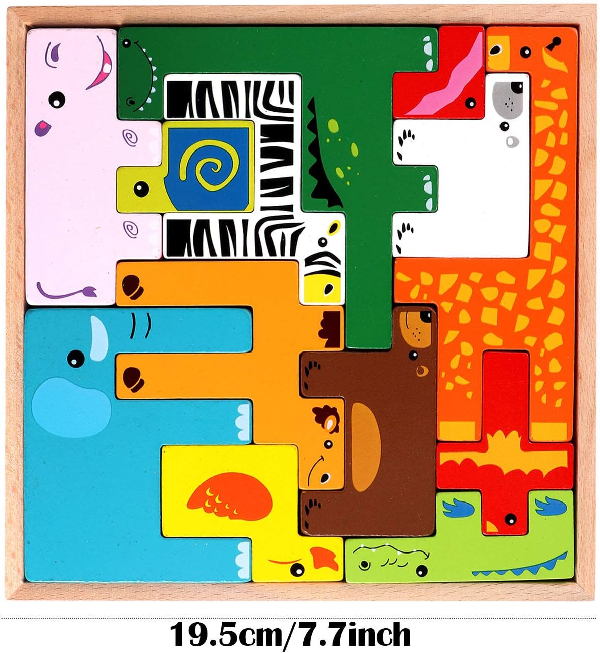 Jeu de société créatif en bois sur le thème des animaux - 298