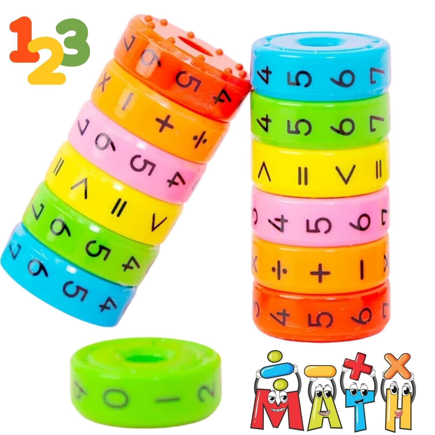 Mini rueda giratoria magnética de operaciones matemáticas - 313