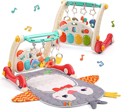 Tapis de jeu et trotteur d'éveil Fidtoy pour bébés