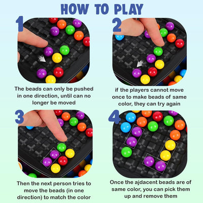 Juego Familiar de Desafío Aplasta Dulces con Bolas de Colores - 747
