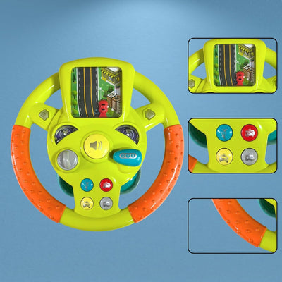 Fidtoy Little Driver Electric Steering Wheel Toy for Kids