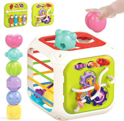 Cubo de actividades Montessori Bebé