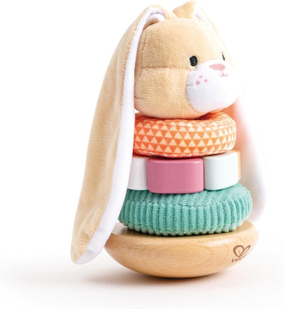Fidtoy Bunny Stacking Toy Baby Sensory Learning Rings Toy