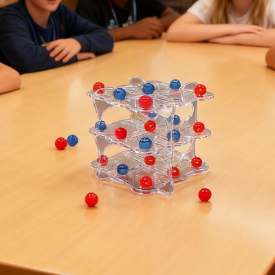 Fidtoy Juego de tres en raya 3D retorcido para niños