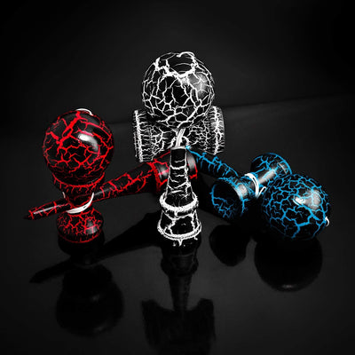 Juguete de habilidad de madera Fidtoy Kendama Cracks para niños