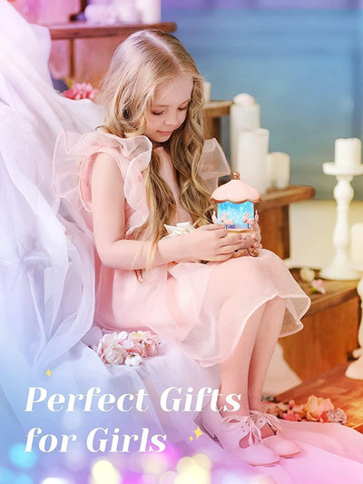 Veilleuse projecteur d'étoiles multifonction Fidtoy pour enfants – Musique Bluetooth et lampe de plafond LED