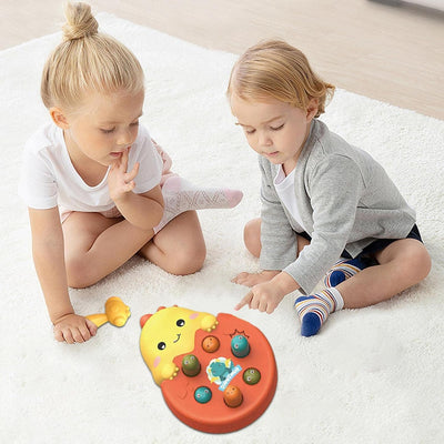 Juego de golpear topos Fidtoy – Juguete interactivo para que los niños desarrollen habilidades de coordinación