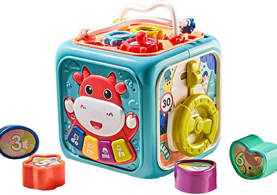 Fidtoy Cubo de Actividades Multifuncional para Niños Pequeños 18M+