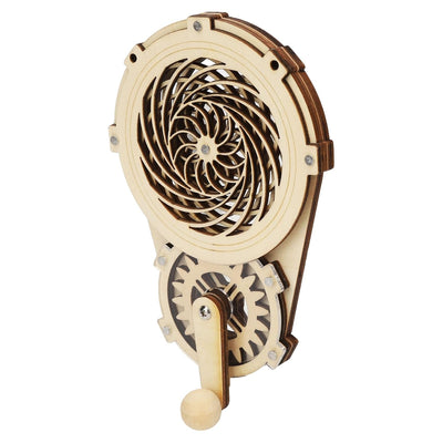 TARSHYRY Jouet en bois à manivelle pour enfants, puzzle éducatif pour stimuler l'imagination, modèle créatif en bois pour garçons/filles