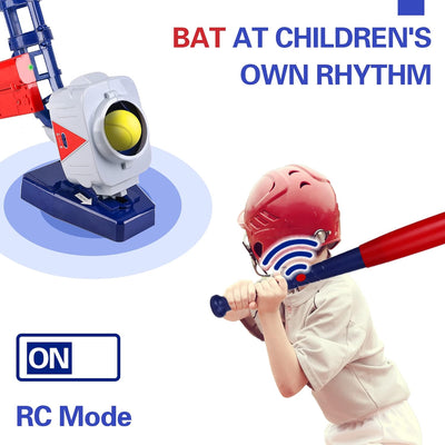 Fidtoy Ensemble Lanceur 2 en 1 de Baseball et de Tennis Télécommandé