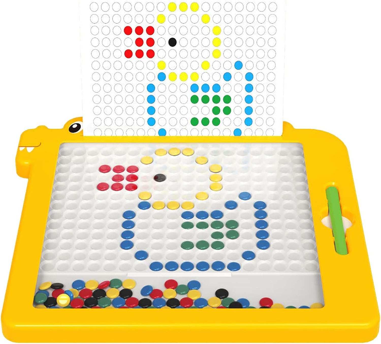 Tablette de Dessin Magnétique Fidtoy pour Enfants – Jouet de Perles Montessori Artistique et Créatif pour Tout-petits