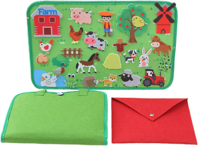 Interactive Board Set to Stimulate Children's Imagination, farm