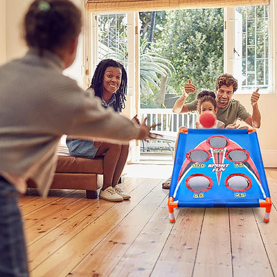 Fidtoy Portable Corn Hole Toss Game Set for Kids Indoor Outdoor Play