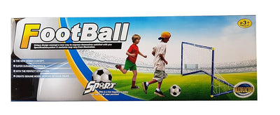 Lot de buts de football Fidtoy Junior avec pompe à ballon pour enfants