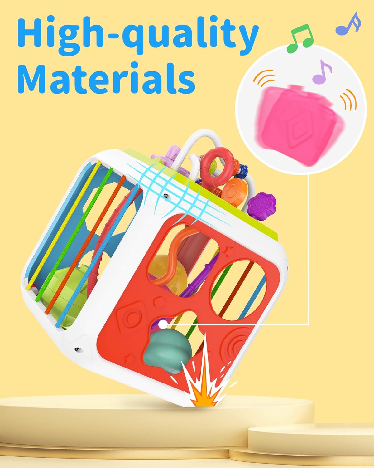 Cubo de actividades Montessori Bebé