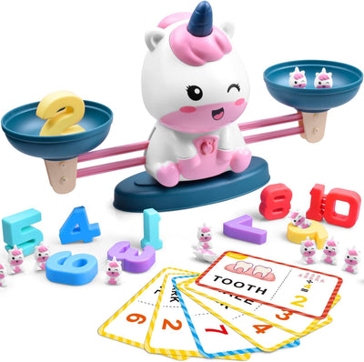 Fidtoy Unicorn Math Balance Early Learning Toy