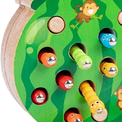 CALANDIS™ Juguetes de madera con cuentas Divertido juguete sensorial Bloques educativos para juegos Niños pequeños Sandía | Juguetes de desarrollo para bebés | Juguetes para bebés