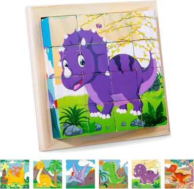 CubePuzzle – Divertido y Educativo – Rompecabezas de Bloques de Madera 3D