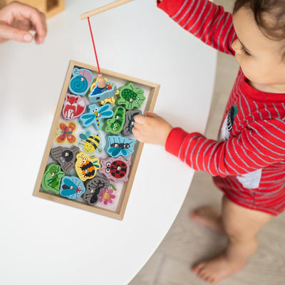 Educational Fishing Toys - Safe and Harmless 2-in-1 Magnetic Fishing Games - Fishing Game for Toddlers, Magnetic Fishing Toys, Gift for Kids