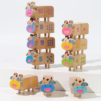 Amusants supports pédagogiques Montessori, puzzle d'éveil pour enfants