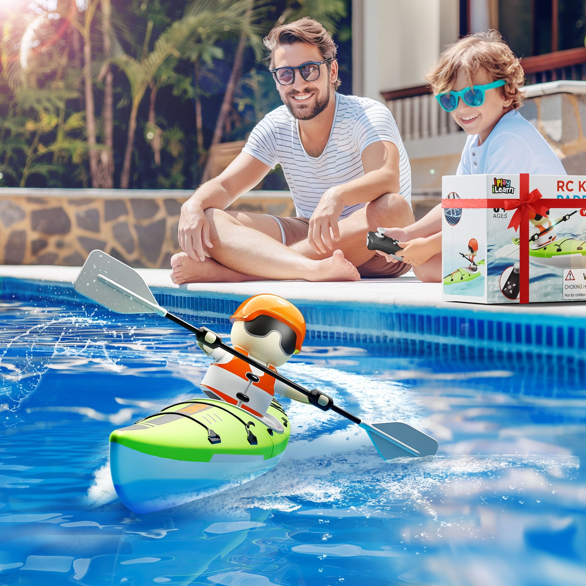Fidtoy RC Kayak Toy for Kids with Remote Control