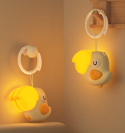 Veilleuse oiseau Fidtoy pour bébé avec son – Veilleuse toucan musicale pour bébés, veilleuse de chambre de bébé et lampe de chevet apaisante