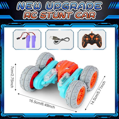 Voiture Télécommandée de cascades avec rotations à 360° et lumières – 4x4 Double Face | Bacha Toys