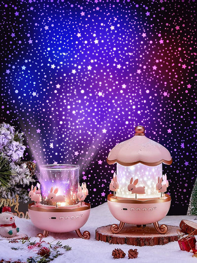 Veilleuse projecteur d'étoiles multifonction Fidtoy pour enfants – Musique Bluetooth et lampe de plafond LED